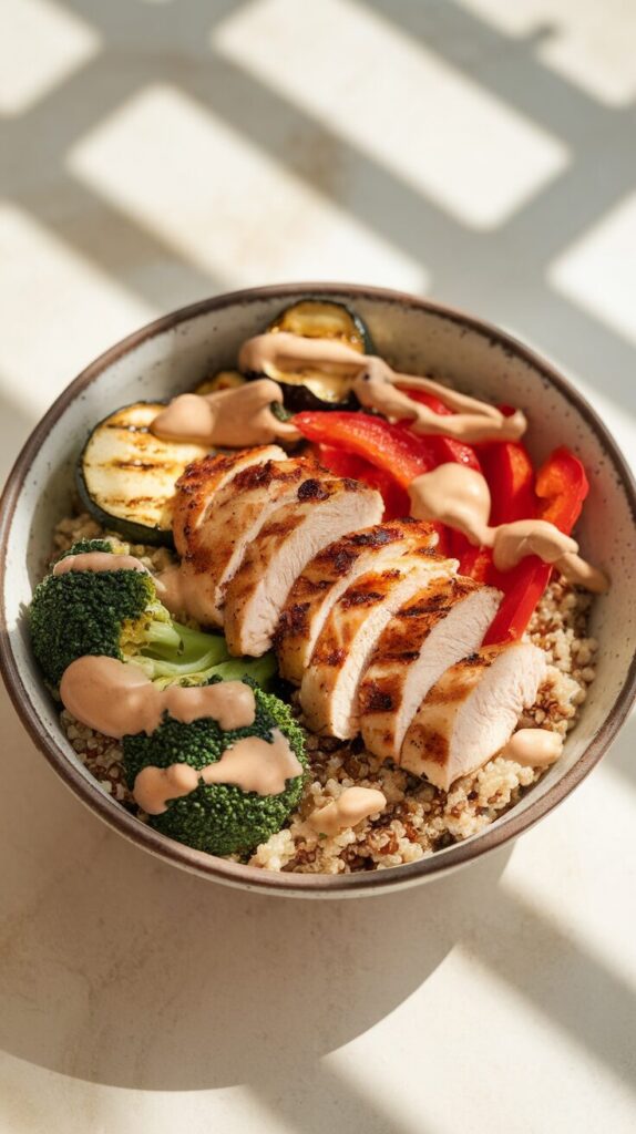 Grilled Chicken & Veggie Power Bowl