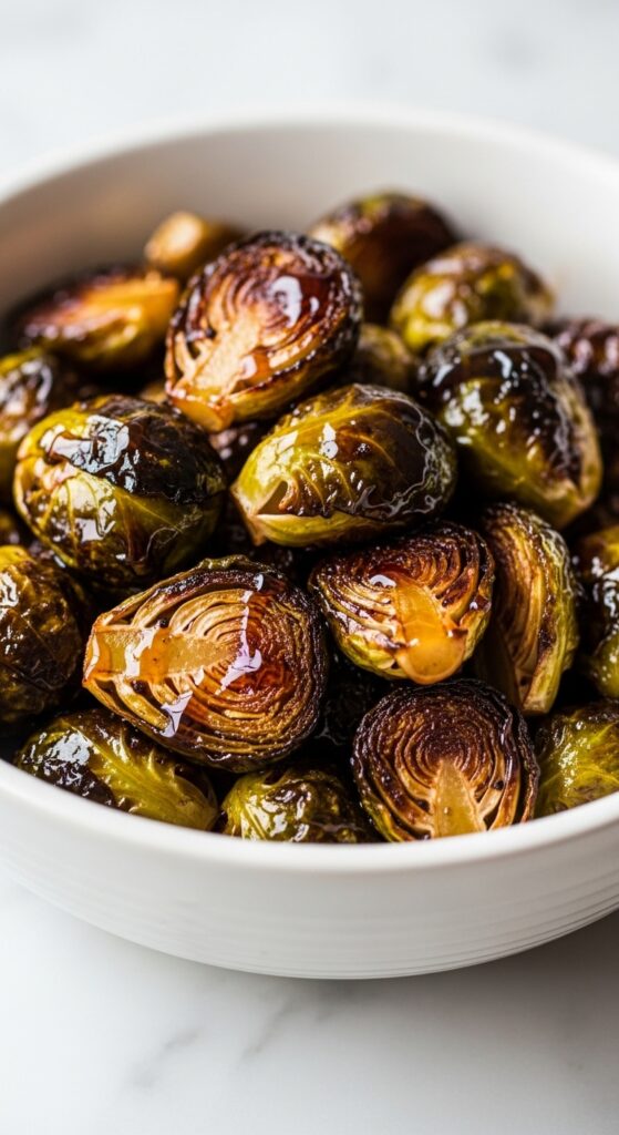 Honey-Balsamic Glazed Brussel Sprouts