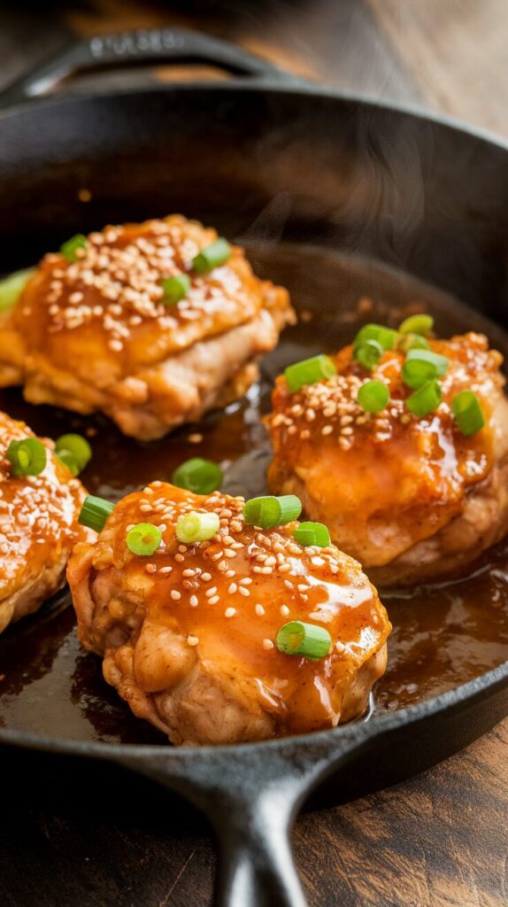 Honey Garlic Chicken Thighs