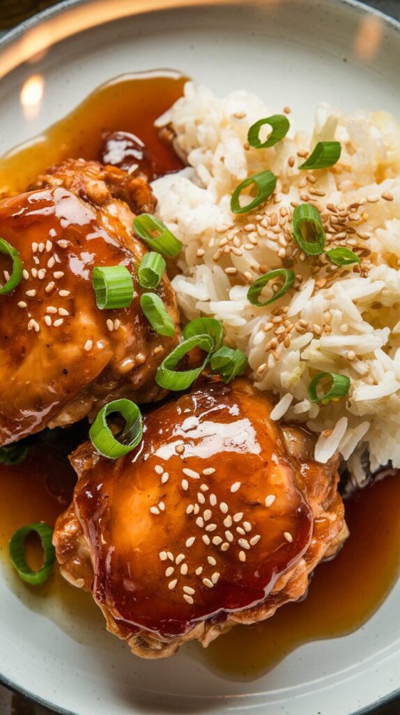 Honey Garlic Chicken Thighs