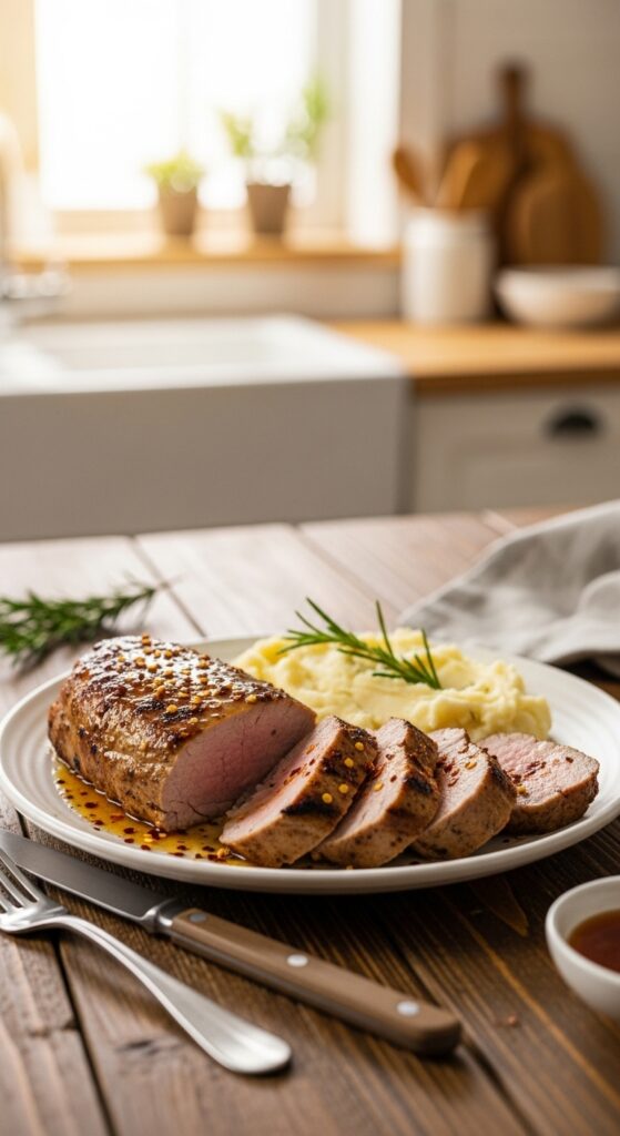 Honey Garlic Pork Tenderloin