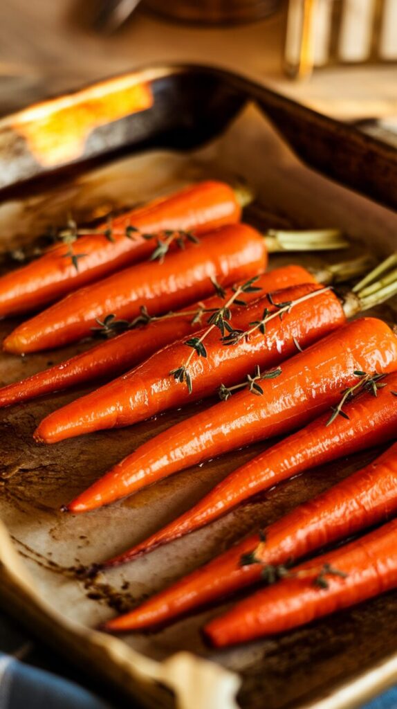 Honey Roasted Carrots with Thyme