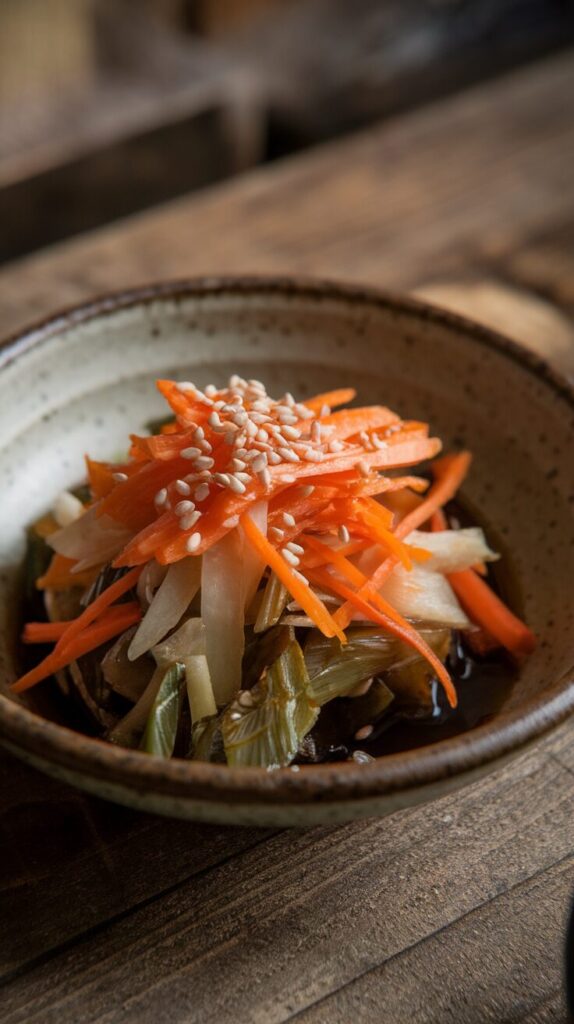 Kinpira Gobo (Braised Burdock Root and Carrot)