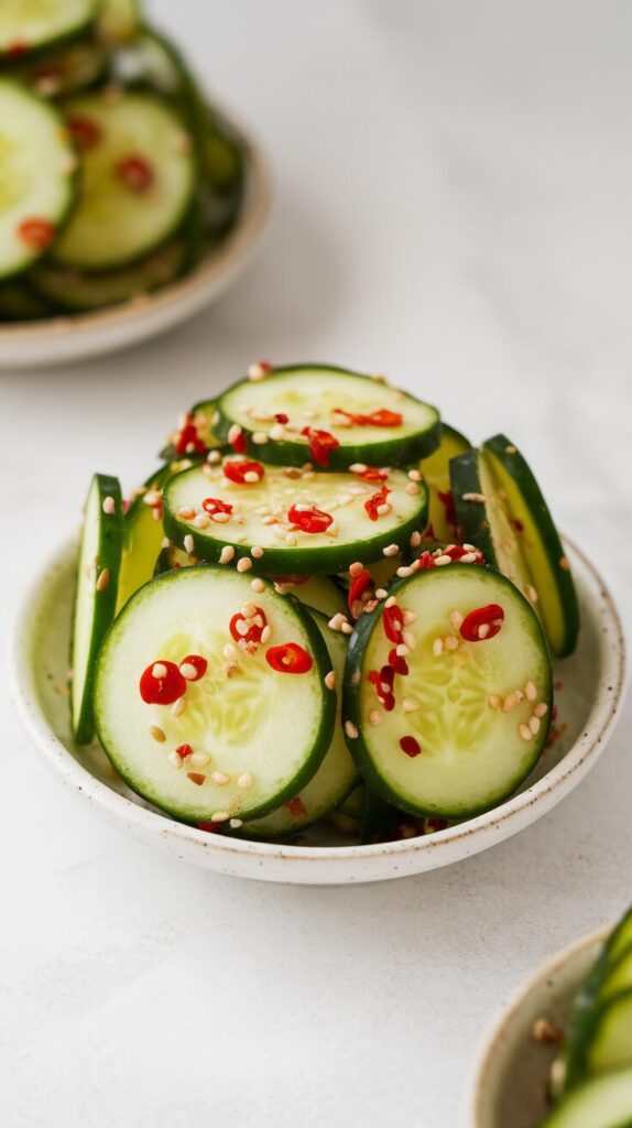 Korean Spicy Cucumber Salad
