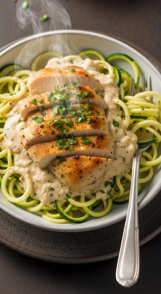 Low Carb Chicken Alfredo