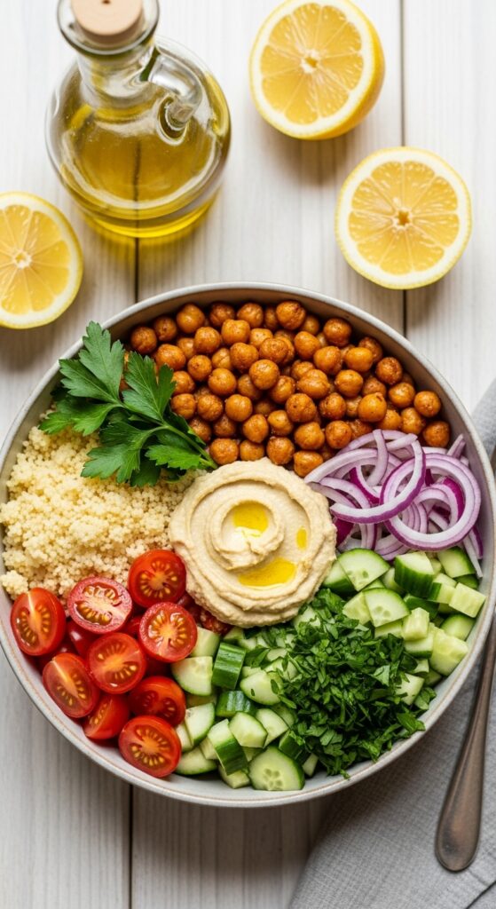 Mediterranean Chickpea Bowls