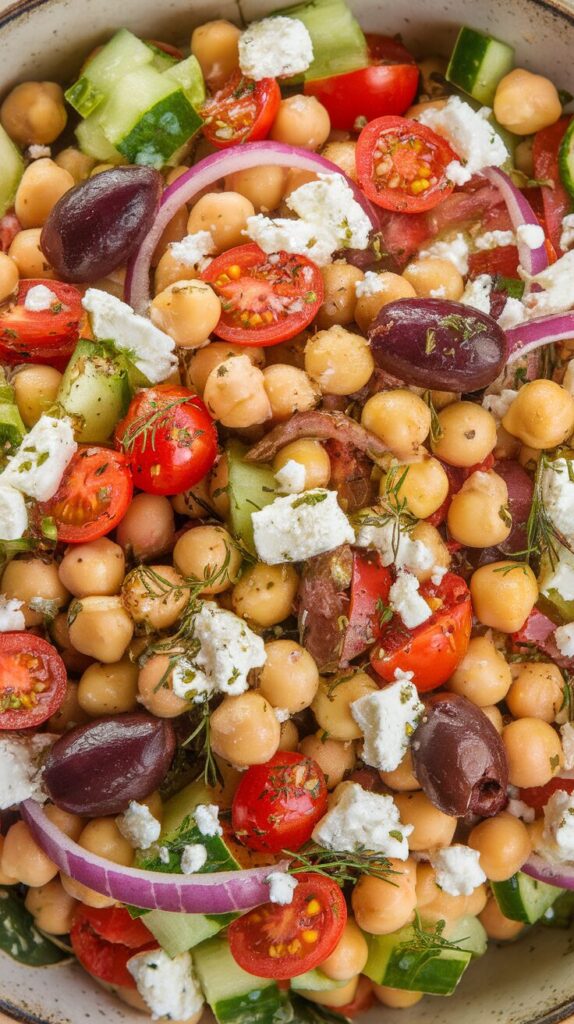 Mediterranean Chickpea Salad