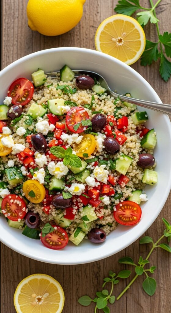 Mediterranean Quinoa Sala
