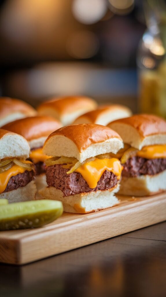 Mini Sliders with Caramelized Onions
