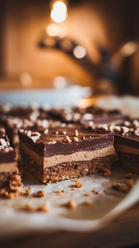 No-Bake Chocolate Peanut Butter Bars