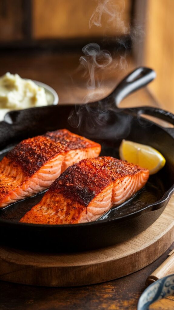 Pan-Seared Cajun Salmon