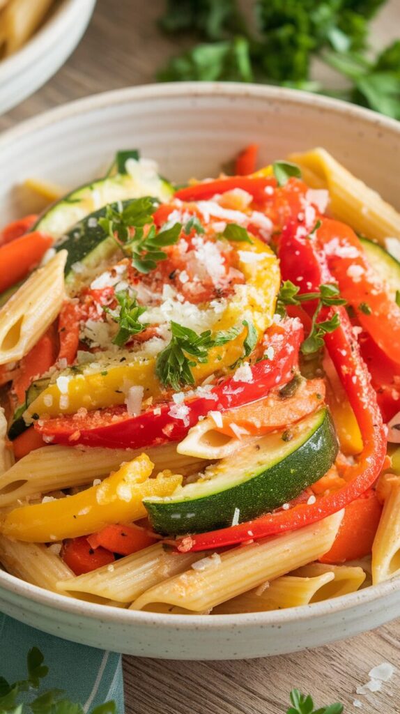 Pasta Primavera with Bell Peppers