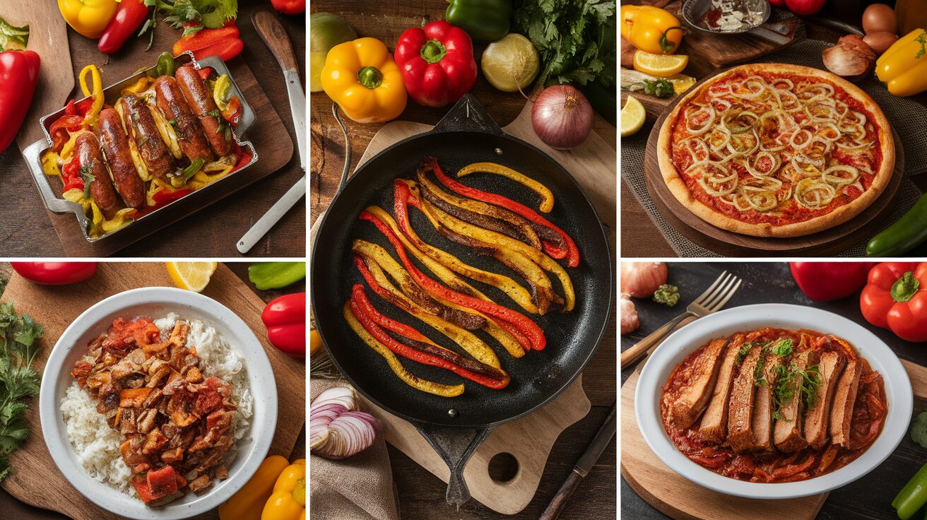 Peppers and onions recipes