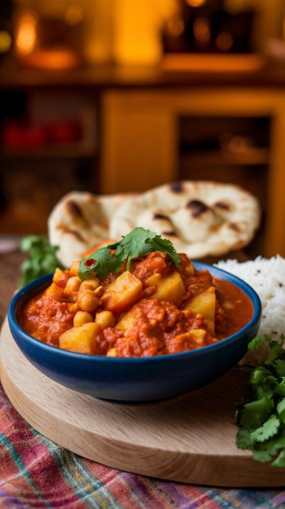 Potato and Chickpea Curry