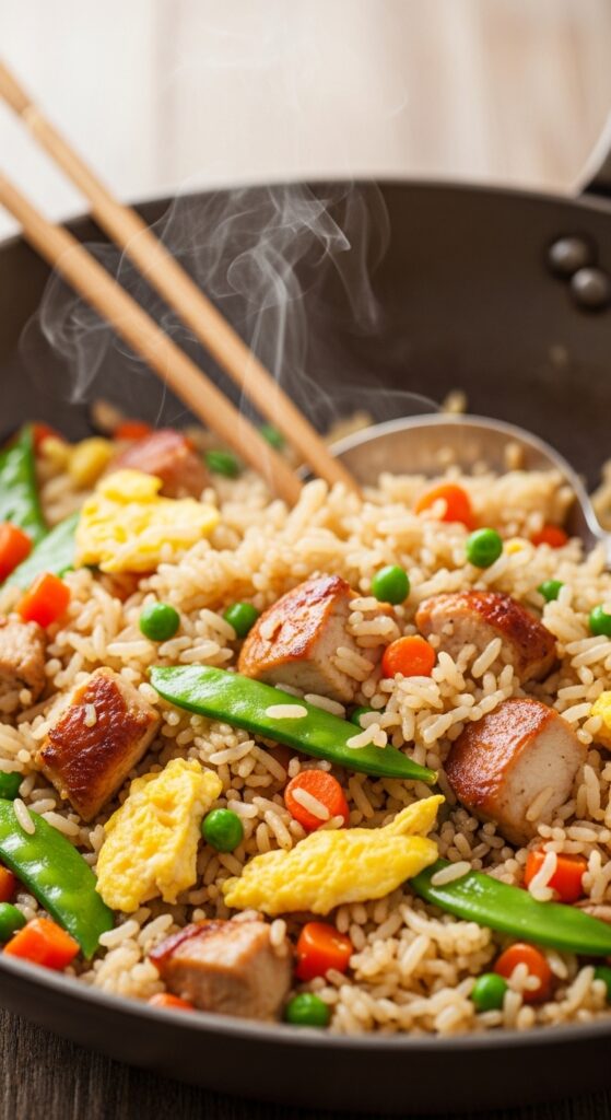 Rotisserie Chicken Fried Rice