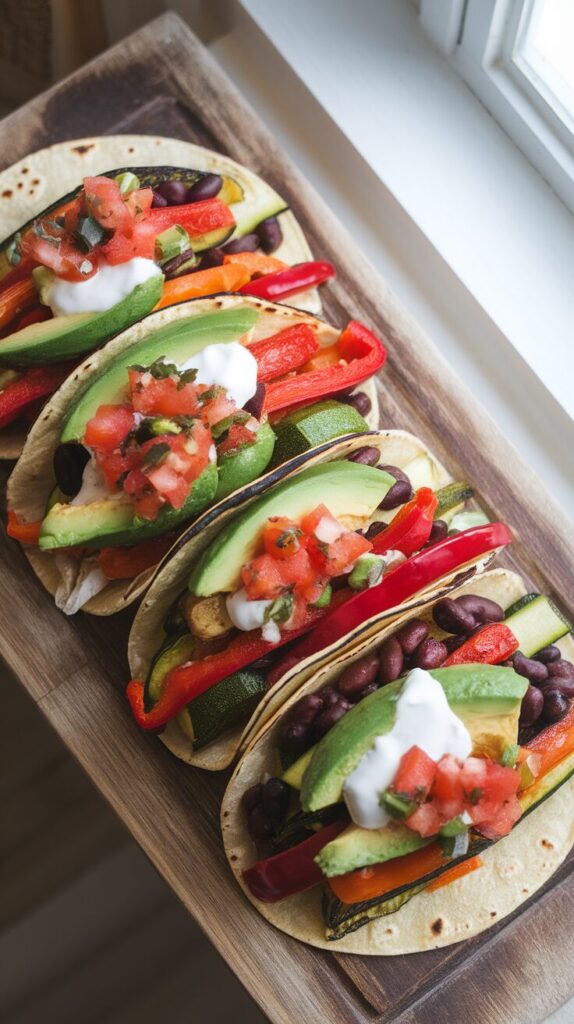 Sheet Pan Veggie Tacos
