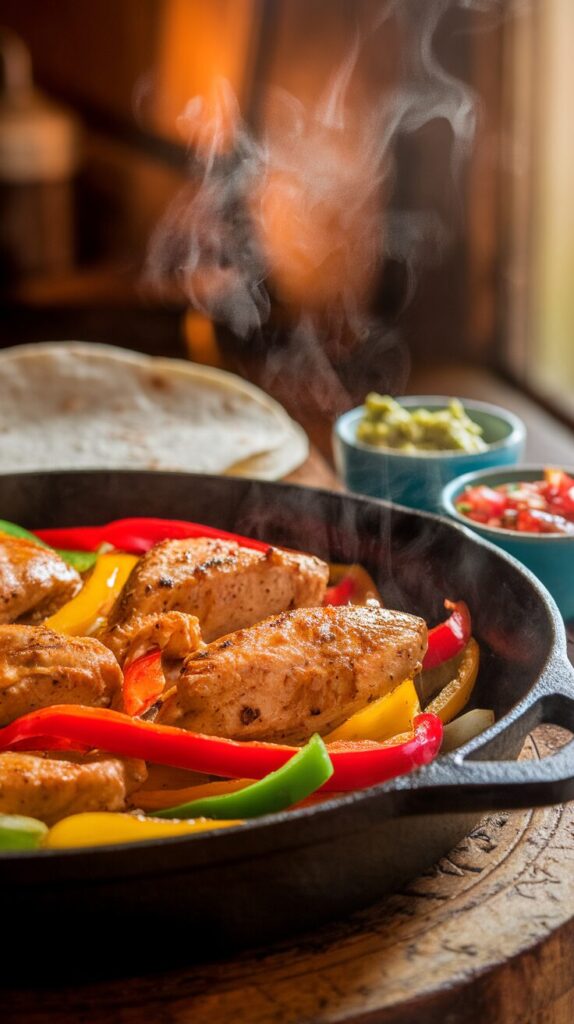 Skillet Chicken Fajitas