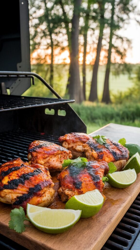 Spicy Grilled Chicken Thighs