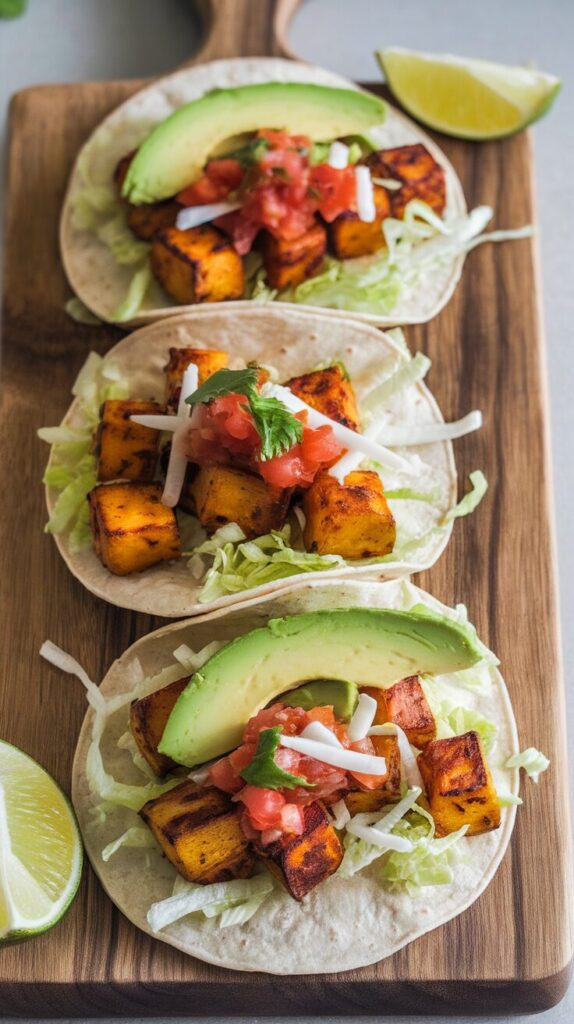 Spicy Potato Tacos