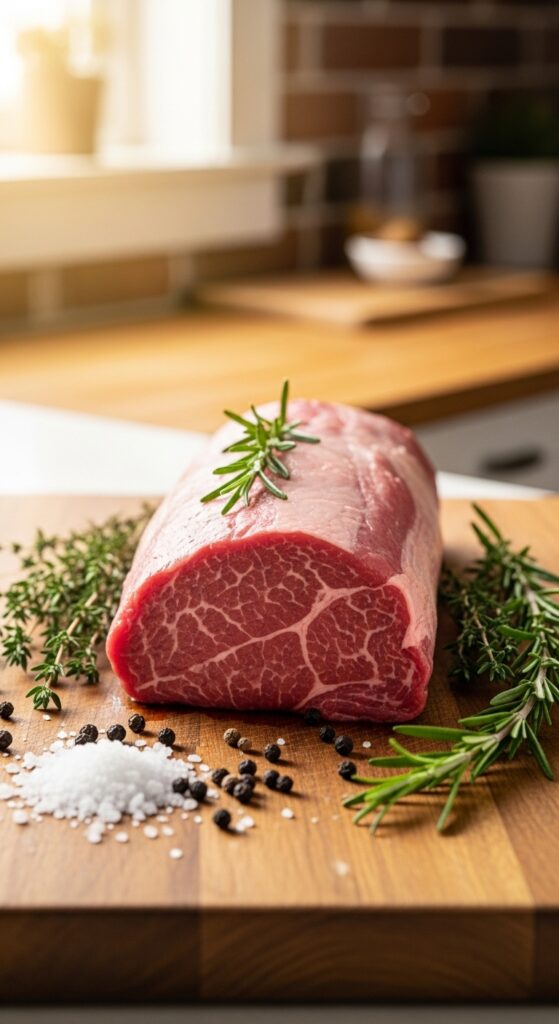 Center-cut beef tenderloin