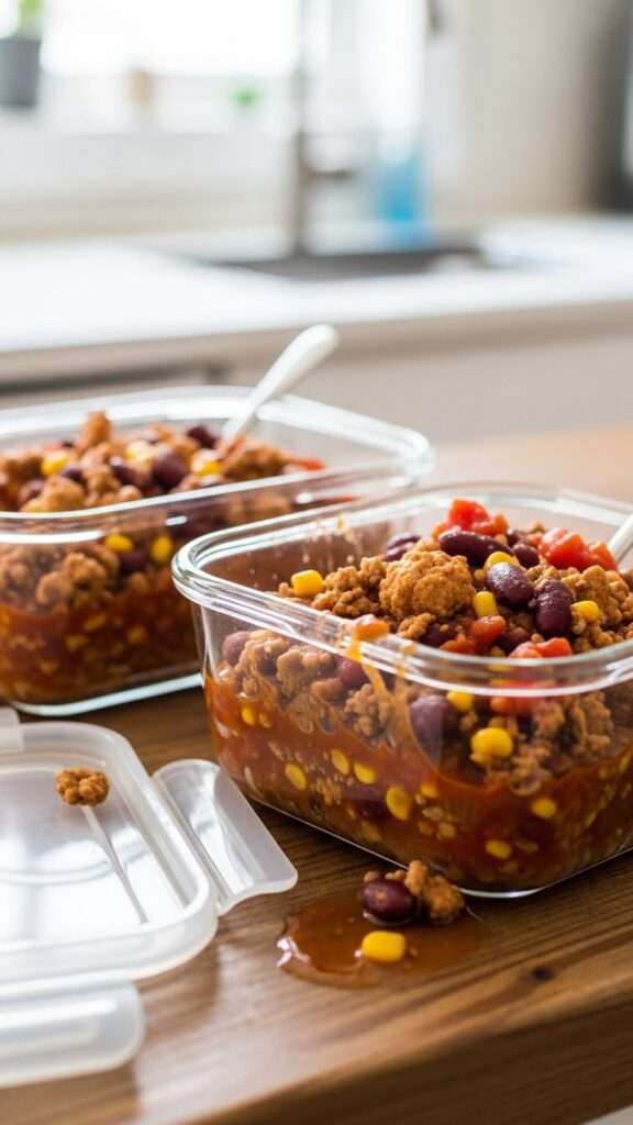 Chili Fits Into Meal