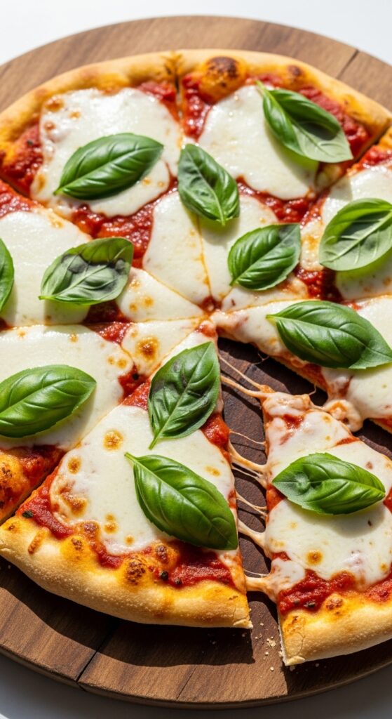 Classic Margherita Flatbread Pizza