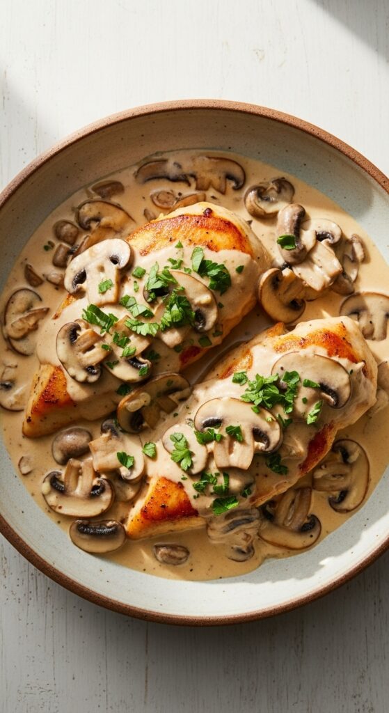 Creamy Mushroom Chicken