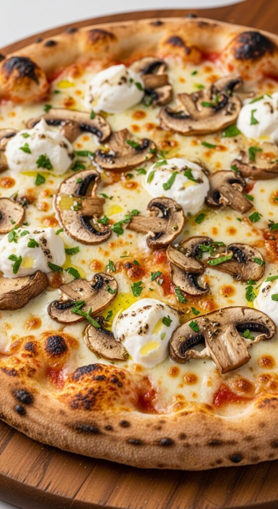 Mushroom & Truffle Oil Pizza
