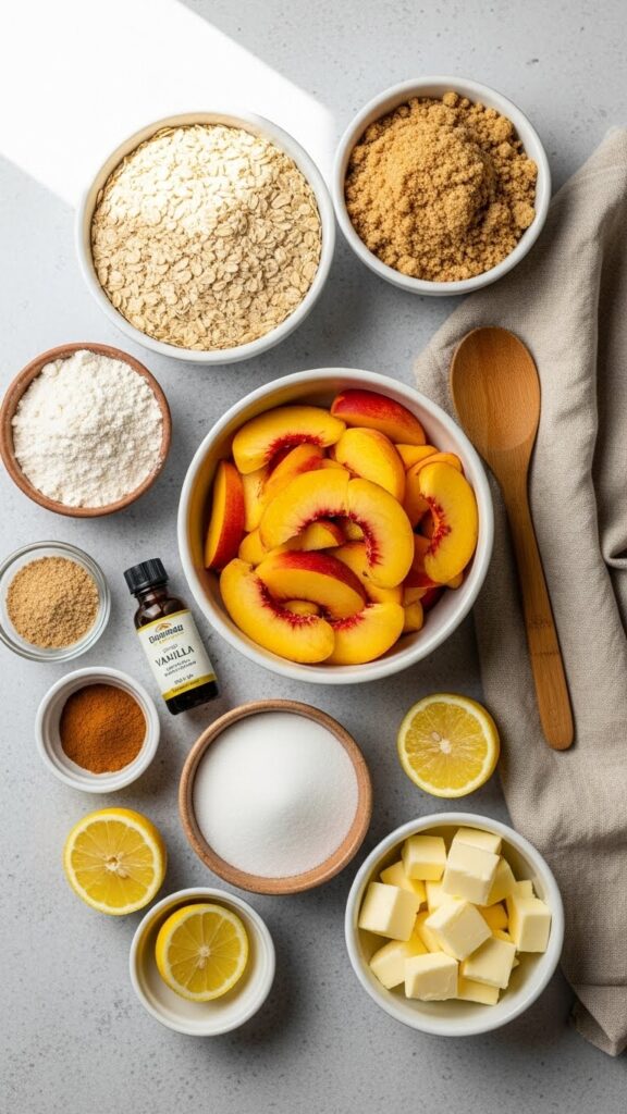 Peach Crisp Recipe Shine