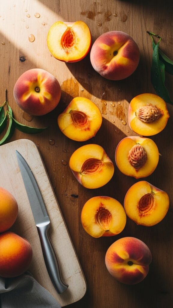 Peaches for Peach Crisp