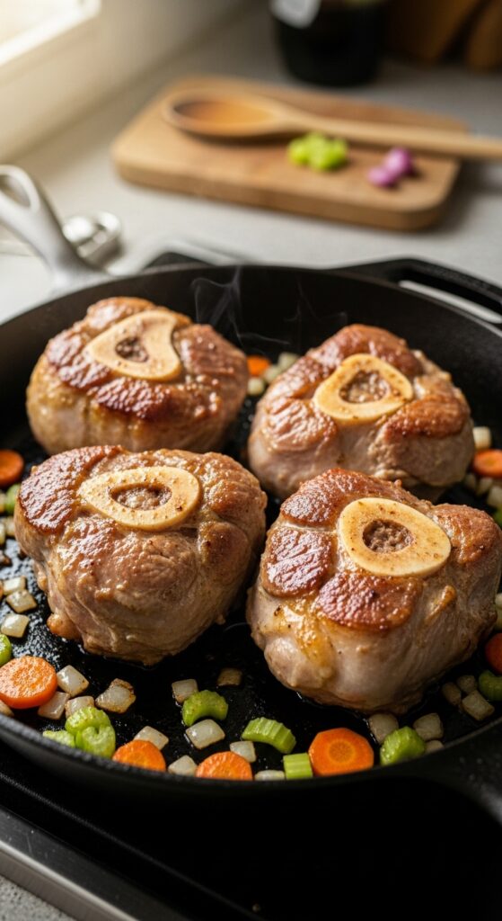 Prep and Sear the Veal