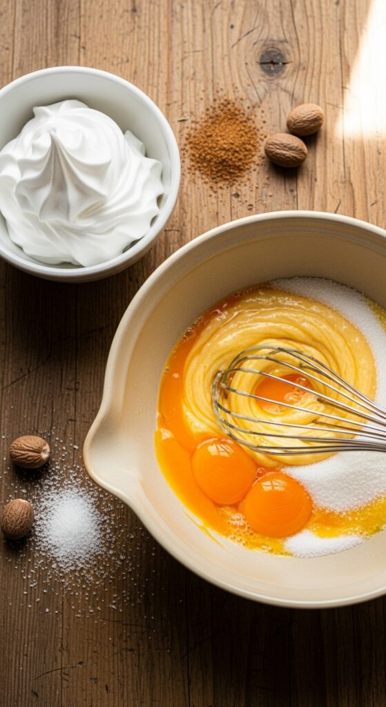 Preparing the Egg Base