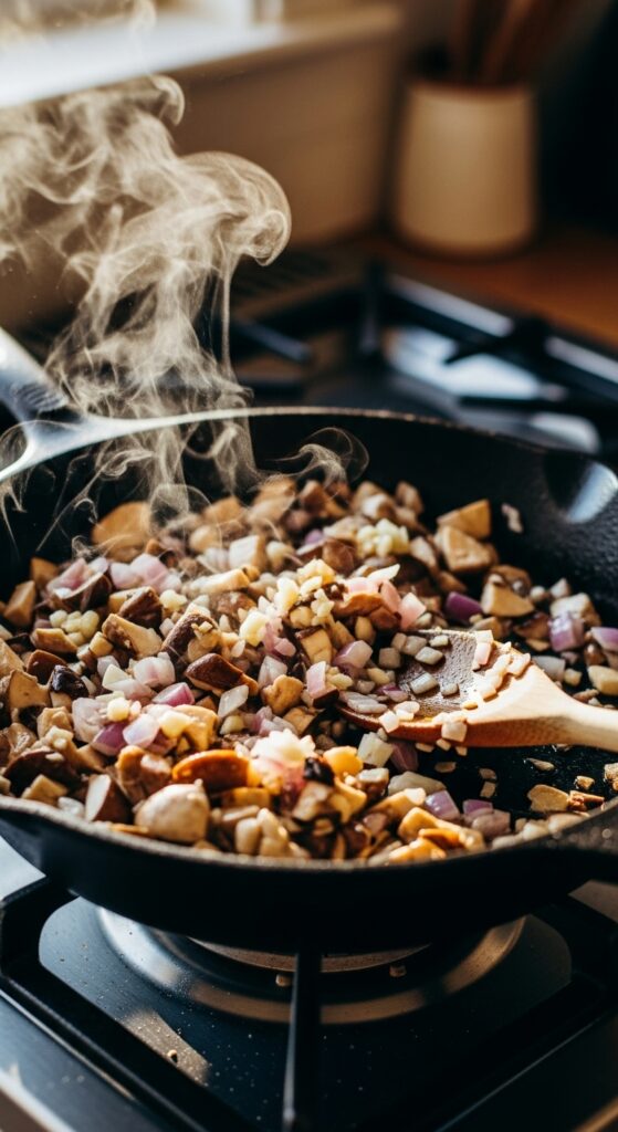  Preparing the Mushroom Duxelles