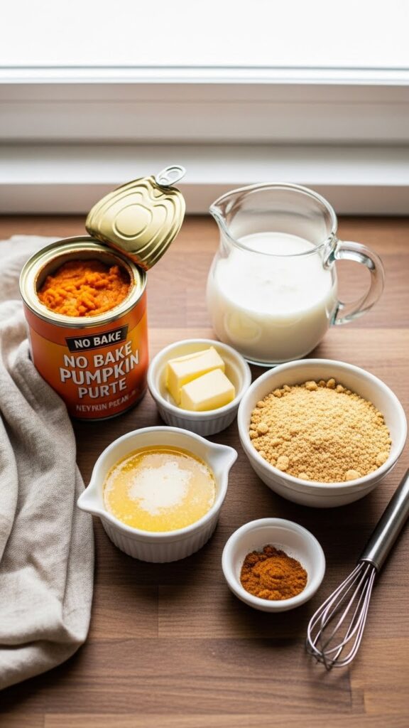 bake pumpkin pie ingredients