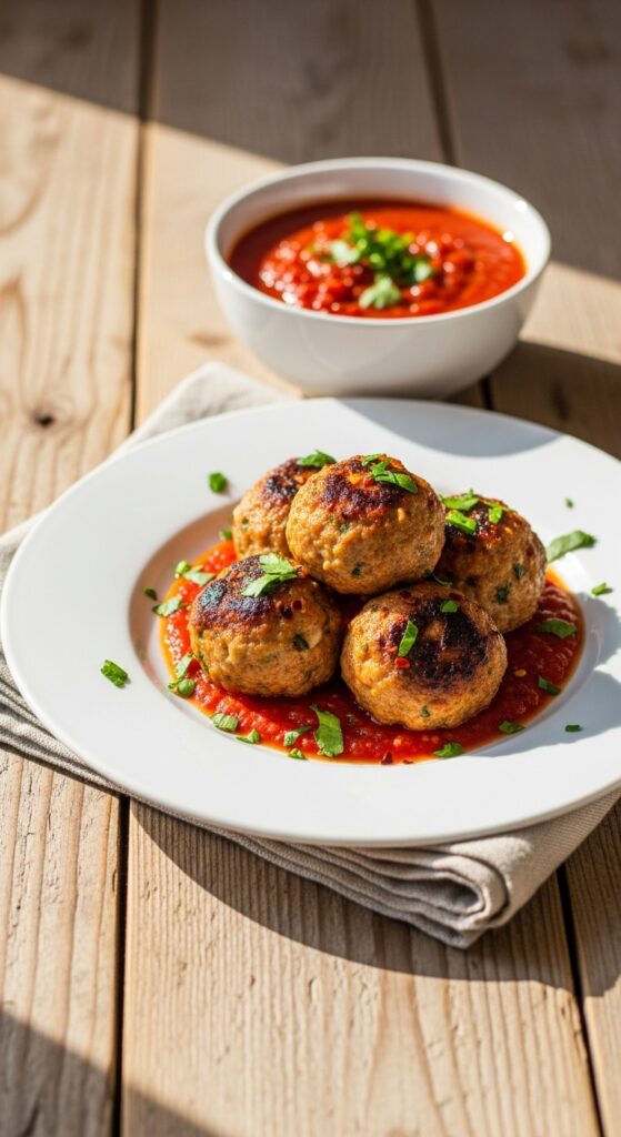 baked turkey meatballs