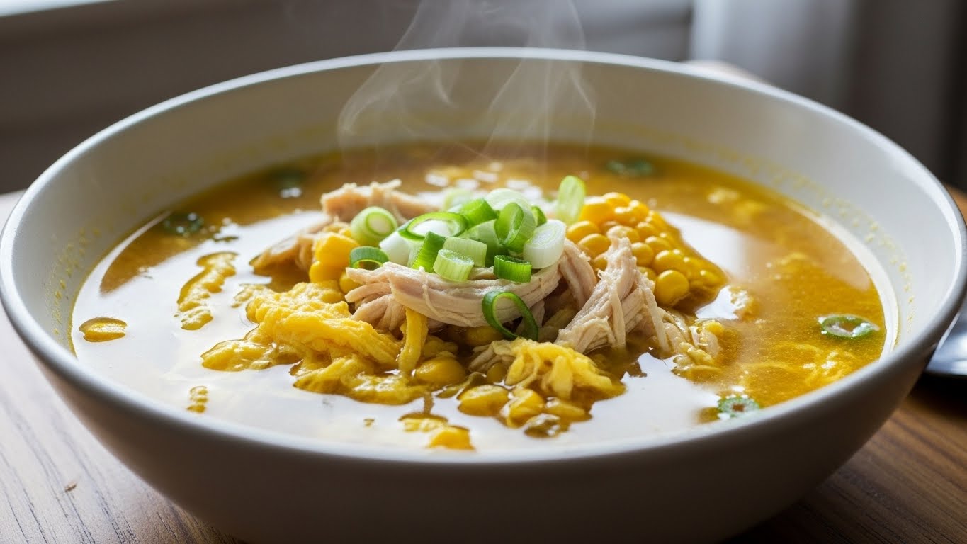 chicken sweet corn soup