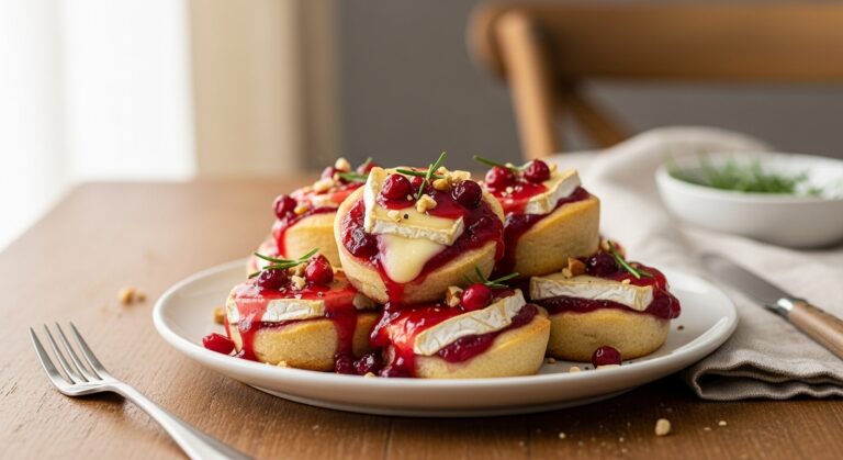 cranberry brie bites