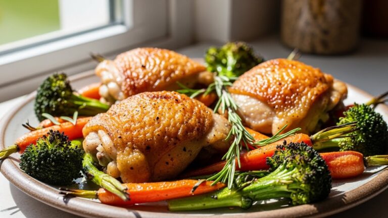 crispy chicken thighs recipe