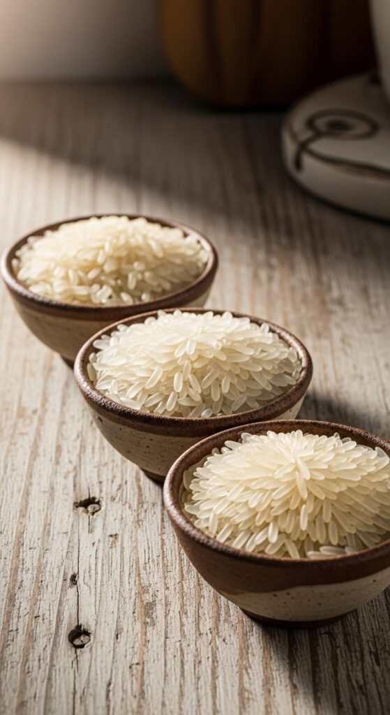 different types of rice