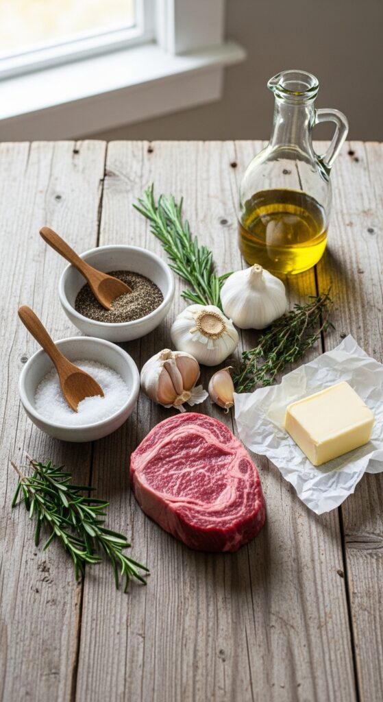 flat lay of ingredients