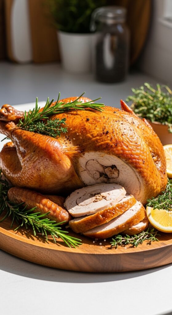 golden brown roast turkey