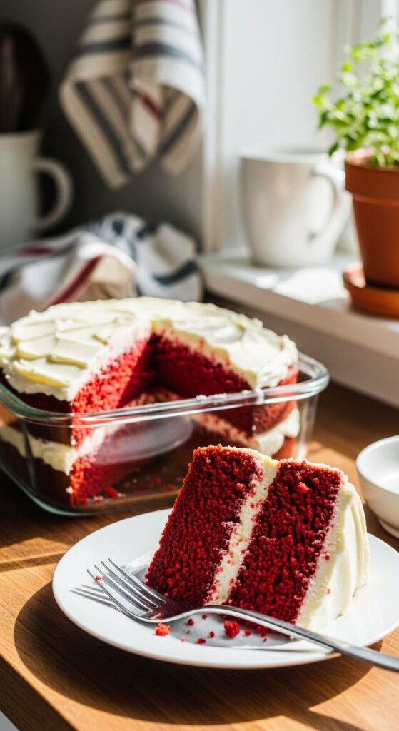 homemade red velvet cake