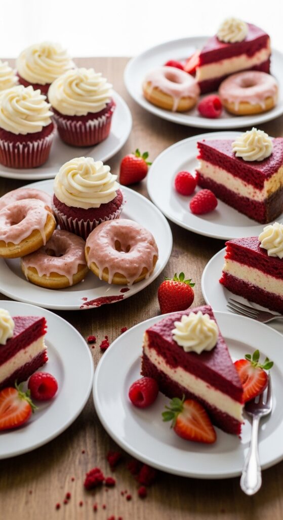 homemade red velvet treats