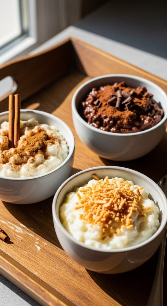 homemade rice pudding variations