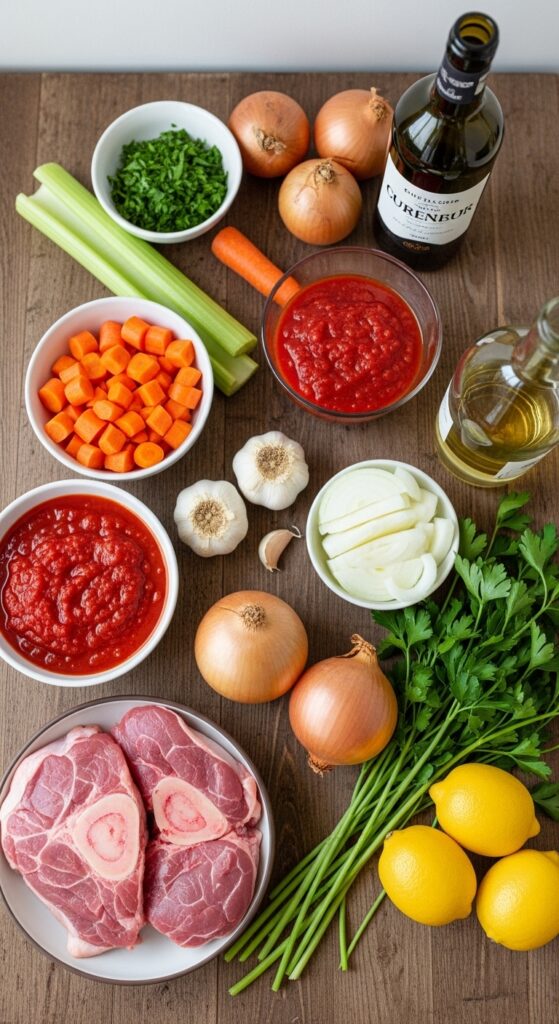 homemade-style flat lay