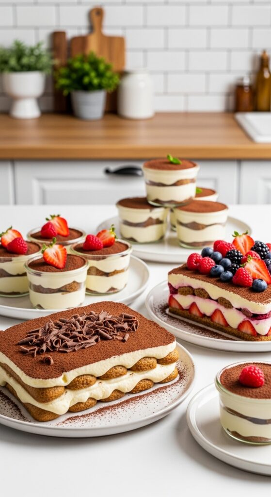 homemade tiramisu variations