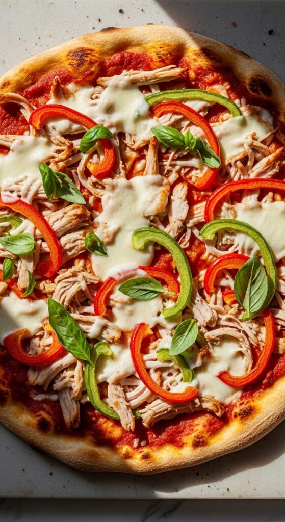 homemade turkey pizza