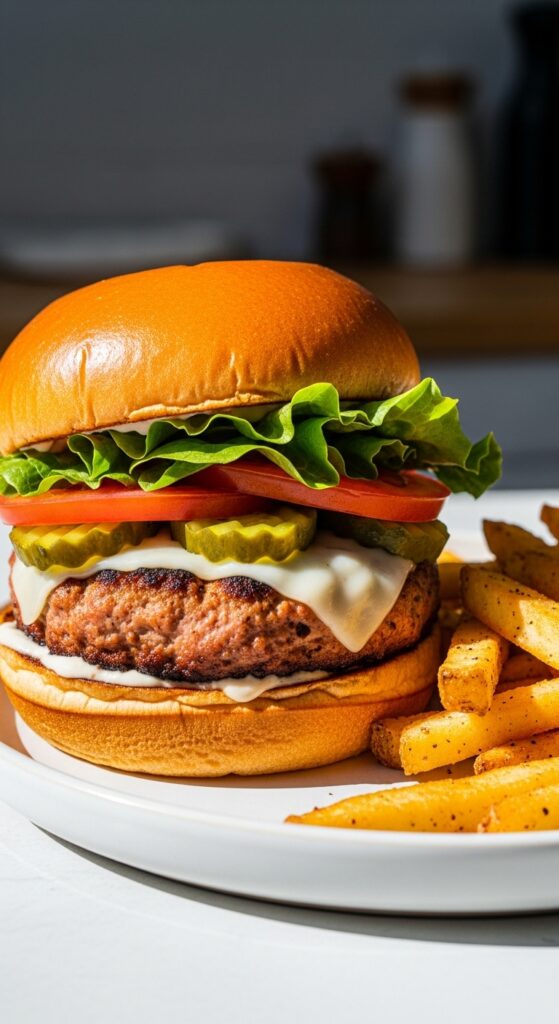 juicy turkey burger