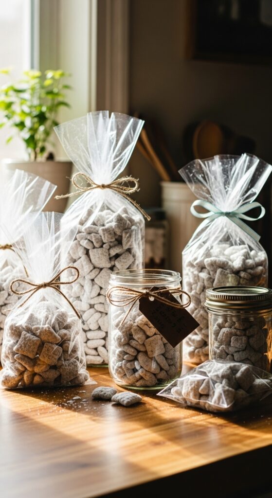 puppy chow packaged for gifting