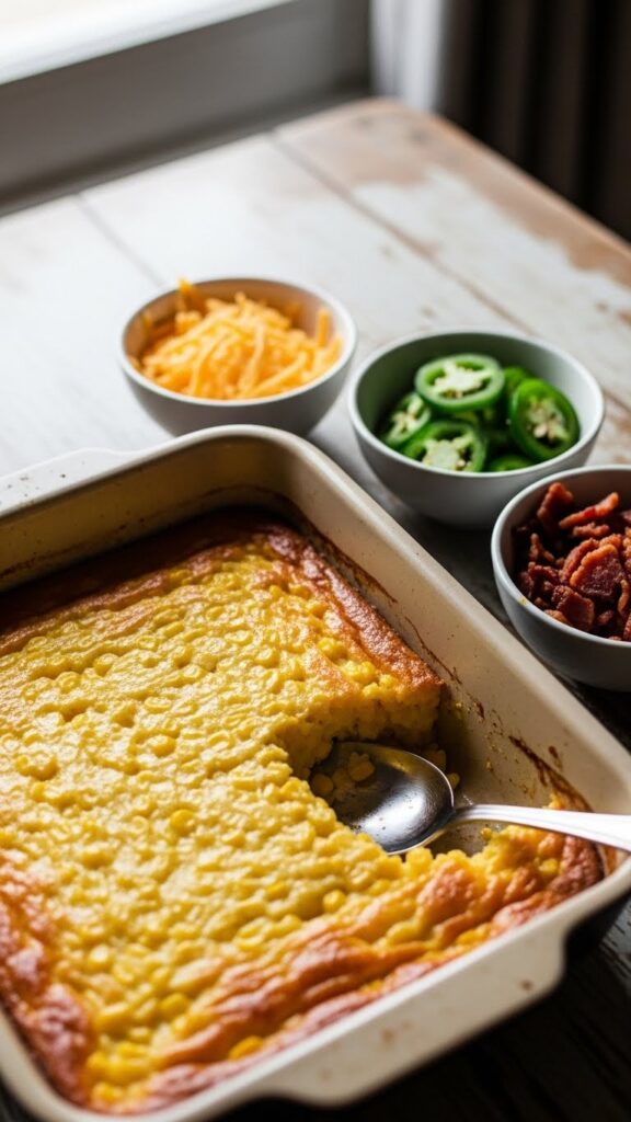 served in a baking dish